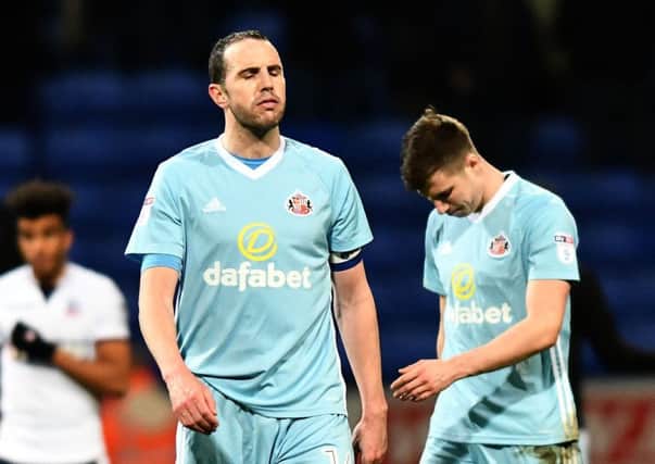 John O'Shea at Bolton last night.