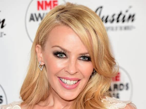 Kylie Minogue will kick off her UK tour in Newcastle. Pic: PA.