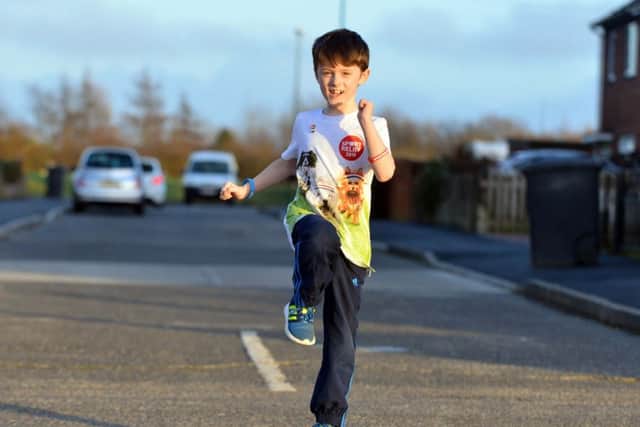 Daniel Rowell, 8 is to walk 100 miles for Sports Relief