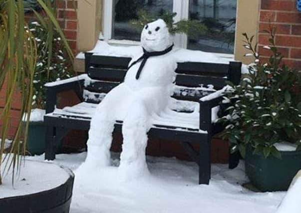 Sent in by Lynn Wright.   Ah, time for a chill out.