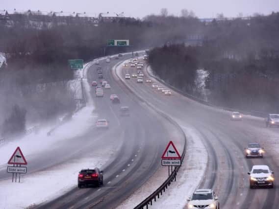 Drivers have been warned against making non-essential journeys.