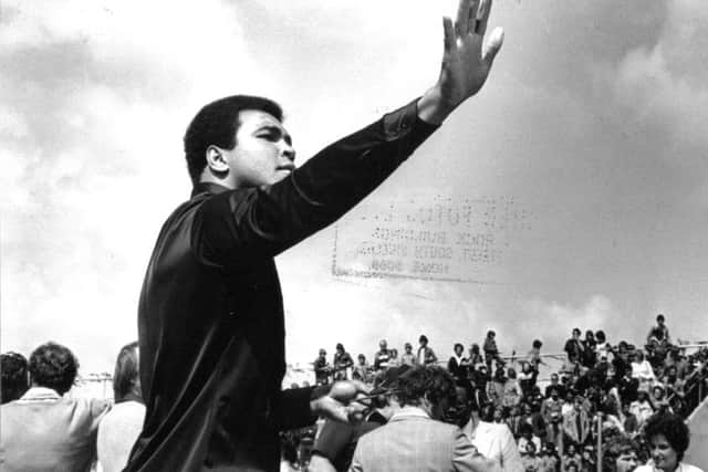 Muhammad Ali in South Shields.
