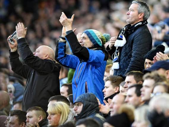 Newcastle fans at the recent home win over Manchester United.