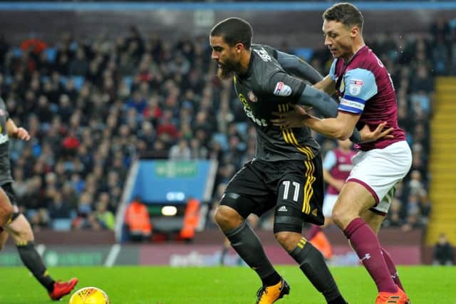 Lewis Grabban joined Aston Villa on loan in January.