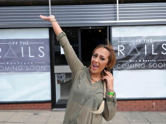 Sophie Kasaei who formerly owned shop Off the Rails in South Shields. Her friends have reported that she was home alone just after Christmas when a man broke in and threatened her.