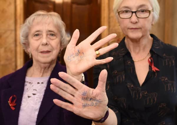 Coun Miora Smith, left, and Coun Joan Atkinson