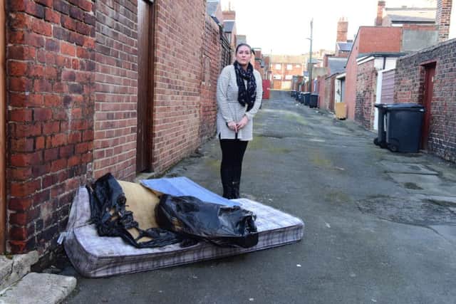 Kate Henderson, of Pollard Street, South Shields, is concerned about the amount flytiping in the area.