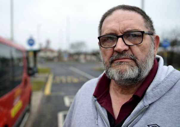 Ken Mitchell says bus lanes, including this one on Edinburgh Road, are providing problems.