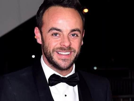 Ant McPartlin has been arrested on suspicion of drink driving. Pic: PA.