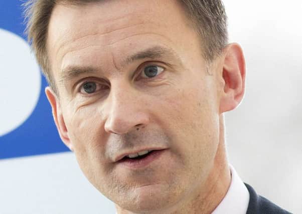 Secretary of State for Health Jeremy Hunt MP