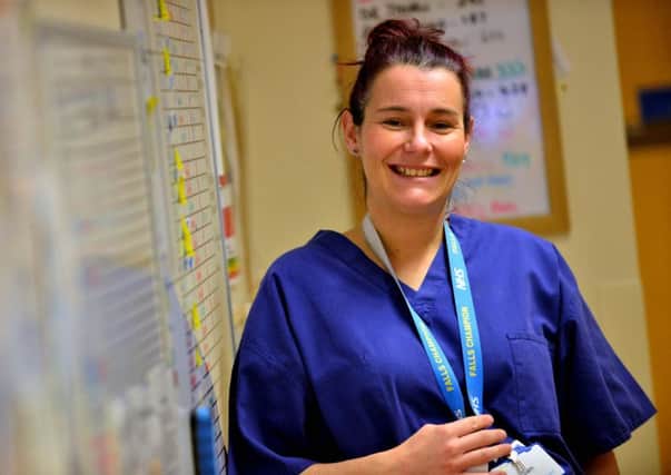 Sam Nicholson, Staff Nurse for the Elderly at South Tyneside Hospital, who backed the Best of Health Awards.
