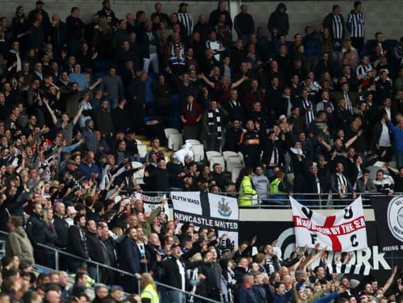 Newcastle away fans