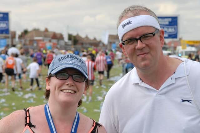 South Shields MP Emma Lewell-Buck and husband Simon Buck.