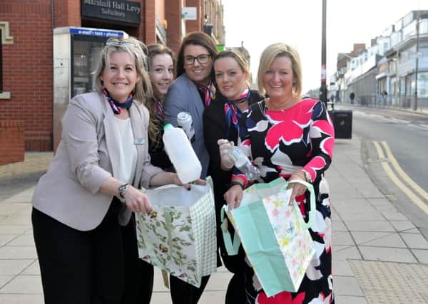 From left, Bernie Robinson, Chloe Myerscough, Antonia Askew, Amy Epsly and Angela Todd