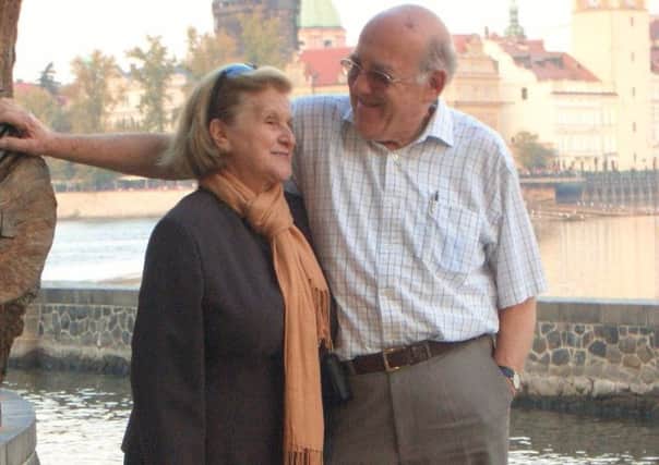 Lila Saville with her husband Ivor
