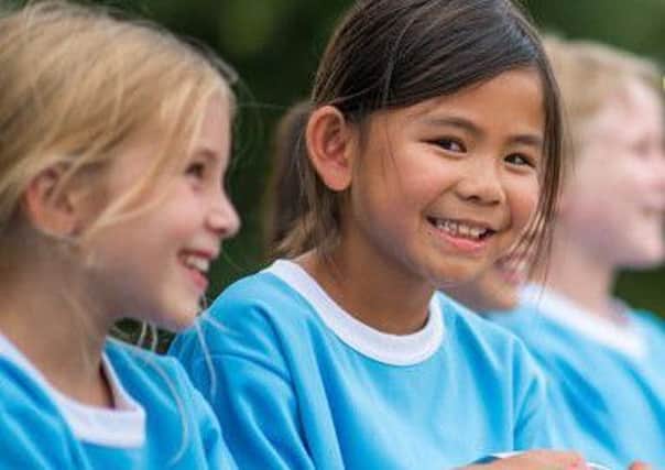 Girls aged between five and 11 are being given the chance to get involved.