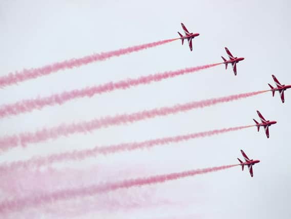 The Red Arrows will be back at Sunderland International Airshow this weekend