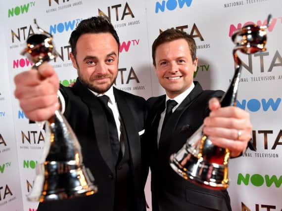 Ant and Dec, with their NTAs.