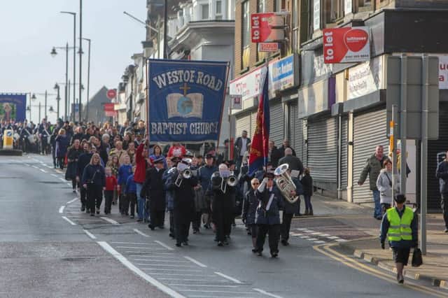 South Shields Good Friday parade.