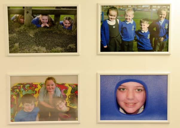 Photos on display at the Simonside Primary School photo exhibition the Customs House. Picture by Frank Reid
