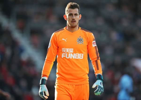 Newcastle United goalkeeper Martin Dubravka.