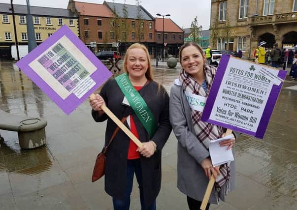 Lynn Gibson (left) and Laura Daly of The Women's Banner Group.