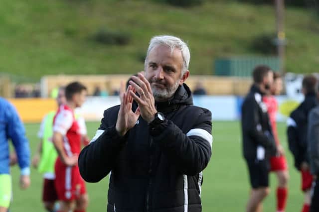 South Shields joint manager Lee Picton wants his side to pick up where they left off. Picture by Peter Talbot.