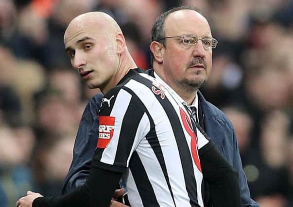 Jonjo Shelvey and Rafa Benitez