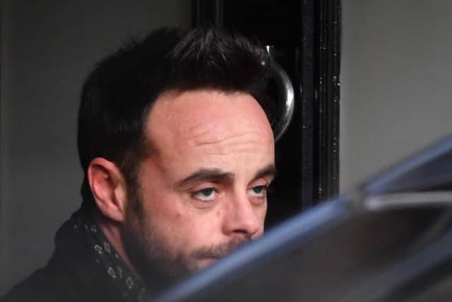 Ant McPartlin has taken time out from his TV career after being charged with drink-driving. Pic: PA.