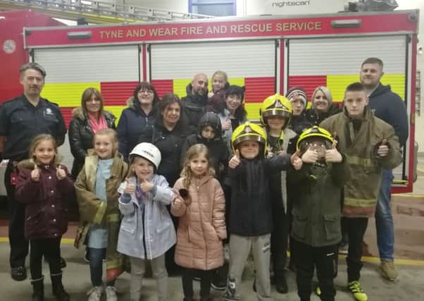 The Cruse Crew at South Shields  fire station