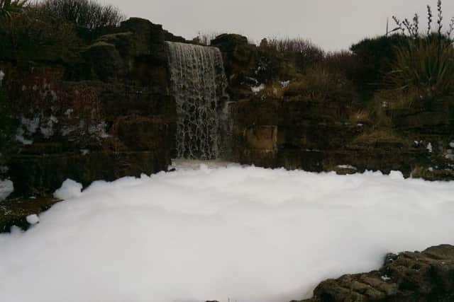 The waterfall in South Marine Park