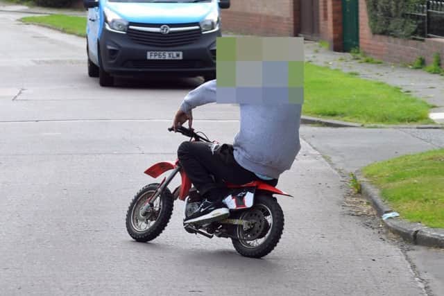 Illegal motorbikes are just one example of anti-social behaviour which police are called to deal with.