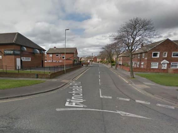 The collision happened in Finchale Road in Hebburn. Image copyright Google Maps.