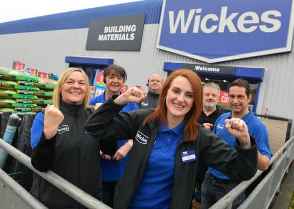 South Shields Wickes store in national award final.
Store manager Louise Skeoch with her staff