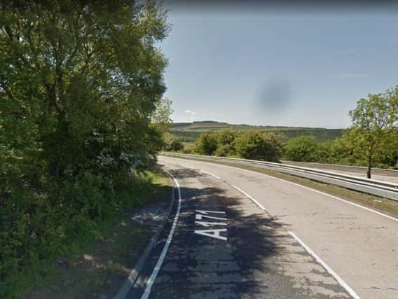 The spot in Birk Brow where Rod Byers crashed his motorcycle.