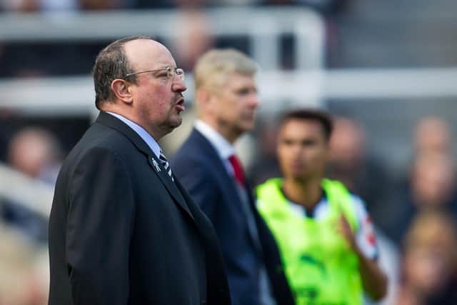 Rafa Benitez and Arsene Wenger (Pic: Stephen Dobson)