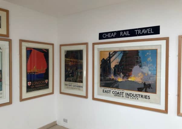 The posters on display at Jarrow Hall.