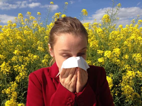 Staying indoors can help combat allergies such as hay fever.