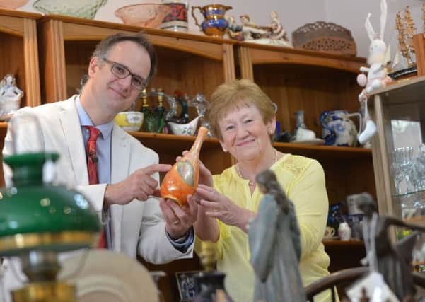 Antique Road Trips Charles Hanson vistits Judith Brown at Cleadon Antiques and Gifts