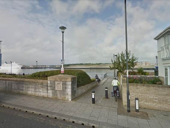 Broad Landing in South Shields. Image copyright Google Maps.