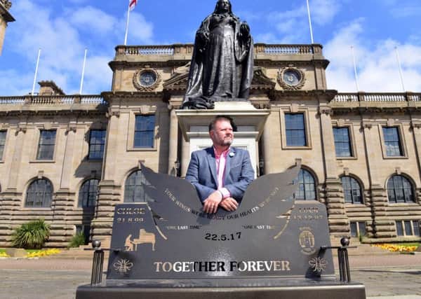 Glenn Rowe is calling on the town to wear pink and blue on the anniversary of Chloe Rutherford and Liam Curry