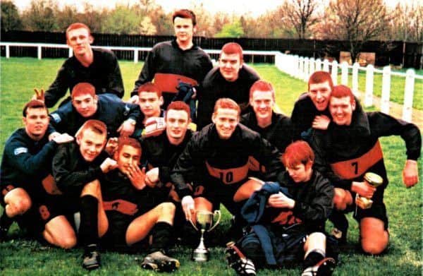When the team players died their hair red after a title win.