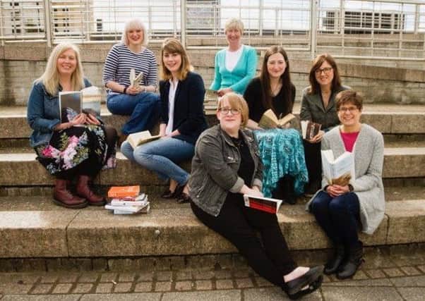 The writers collective, back row, from left, Victoria Watson and Kay Stewart; Middle row, Rebecca Sowden, Felicity Watson, Alex Heppell and Michelle Fox; Front, Emma Whitehall and Sarah Jeffery.