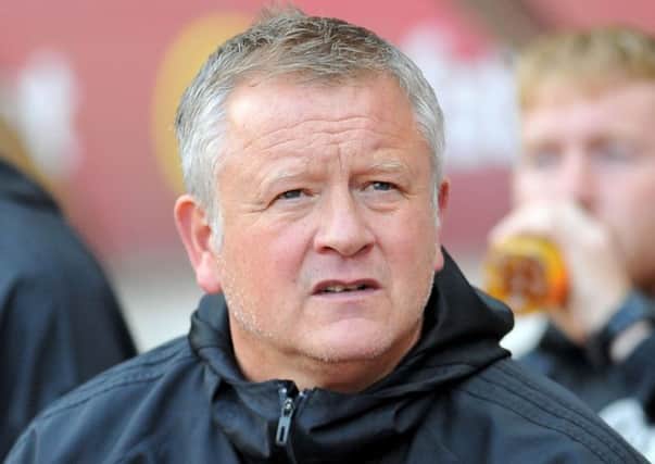 Sheffield United boss Chris Wilder. Picture by Frank Reid