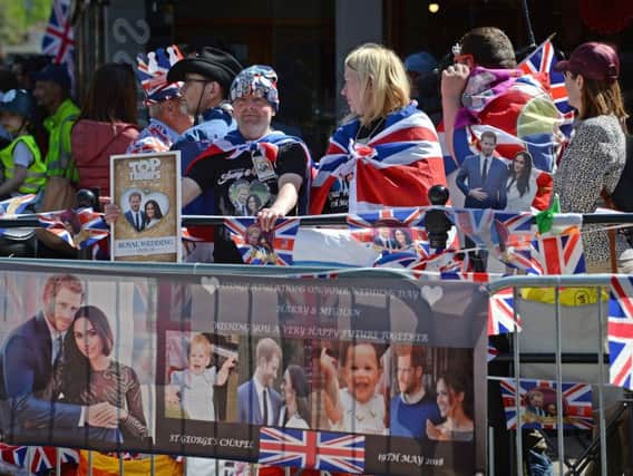 What is the weather expected to be like for Royal wedding spectators in Windsor?