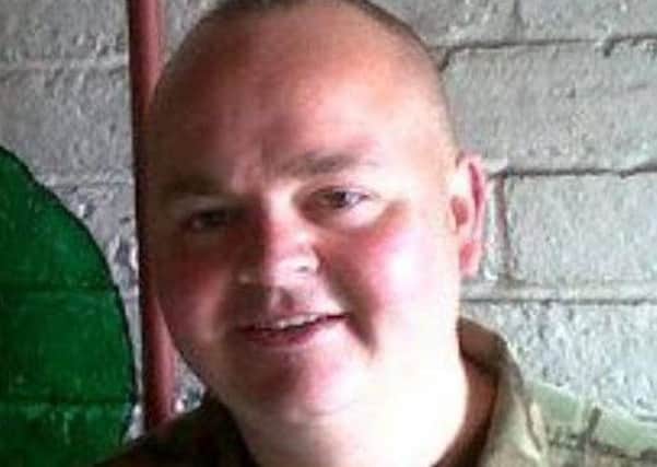 Adam Kemp during his time in the army