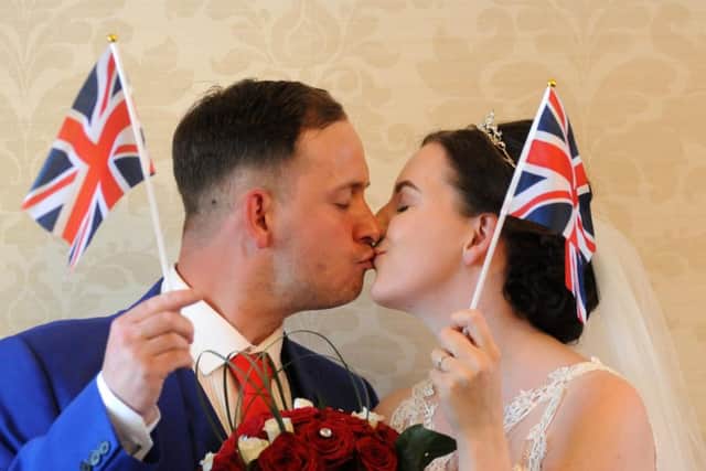 Vicky Totton and Ryan Clark have got married on the same day as the Royal Wedding