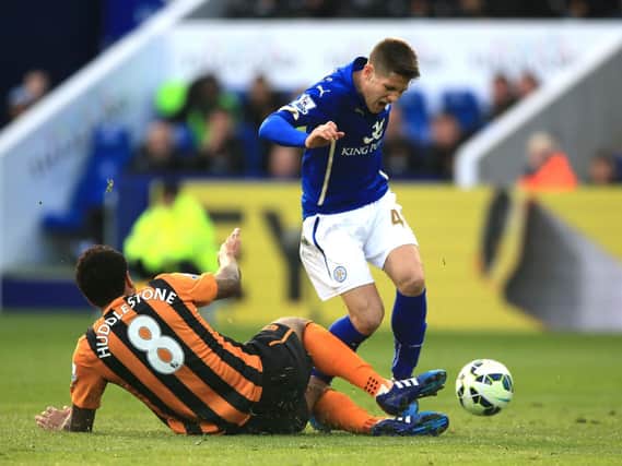 Andrej Kramaric in action for Leicester City