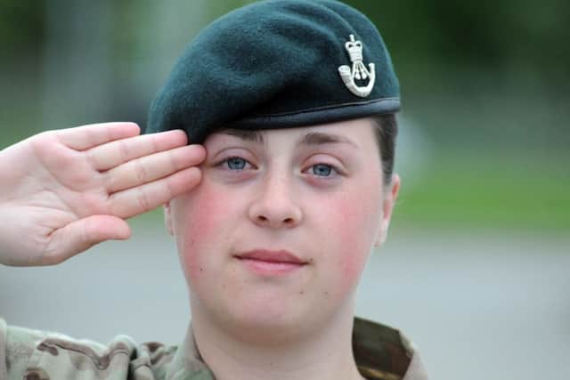Army cadet Sgt Julia Rutter has been invited to Buckingham Palace.