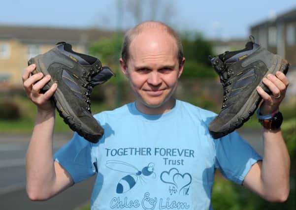 Allan Ball's charity walk at Hadrian Walls for the Chloe & Liam Together Forever Trust